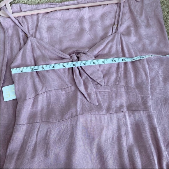 L*SPACE Amanda Dress Midi Tie Front - Picture 4 of 8